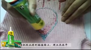 H กาวติดผ้า ติดเพชร DIY เสื้อยืด รองเท้า ติด logo อาร์ม ตัวหนังสือ กลิตเตอร์ เพชร หนัง พลาสติก โลหะ อื่นๆอีกมากมาย