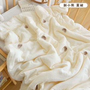 Thickened Soybean Fiber Cotton Baby Blanket Pure Cotton Summer Air Conditioner Cover for Children Nap Time Baby Sleepwear