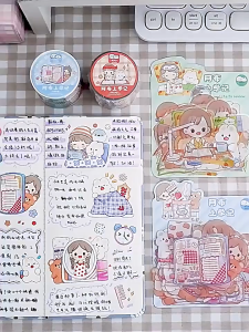 Set 20 Cuộn Băng Washi Tape Vintage Trang Trí Sổ Tay Mới Nhất 2026