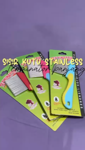 Hallobestie - Sisir Kutu Logam / Sisir Serit Pembasmi Kutu Ketombe Stainless Terminator Sisir Ajaib COD