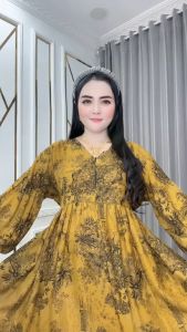 Miranti - Pakaian Wanita Dress Inares Busui Katun Rayon