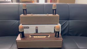 ลำโพงบลูทูธ XM-521K, เสียงทุ้ม 2 สี เลือก มีเสียบไมค์สาย 1 ตัว ชาร์จ 2 ตัว