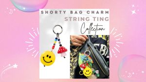 [Direct from London] Stock SG: 100% Original String Ting Happy Shroomie Bag Ting Phone or Bag Charm