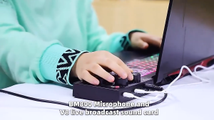 ORIGINAL V8 SOUND CARD | Audio Mixer | Voice Changer Soundboard | Portable Microphone Interface With Multiple Sound Effect And Volume Control For Streaming Singning Recording Gaming Karaoke And Podacsting
