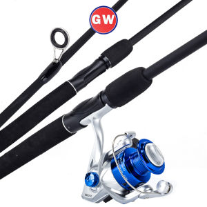 Fishing Combo Carbon Fiber 1.6m/1.8m/2.1m Fishing Rod Set Max Drag 5kg 14BB Spinning Reel UltraLight Sea Rod Ratio 5.2:1