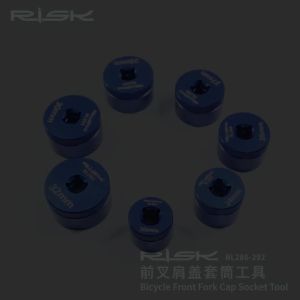Risk | Dụng Cụ Tháo Nắp Phuộc Trước Xe Đạp MTB Dụng Cụ Sửa Chữa Hình Lục Giác Ống Bọc Bảo Vệ Cho Trục Phuộc 20-32mm Dụng Cụ Bảo Dưỡng Xe Đạp Nhẹ