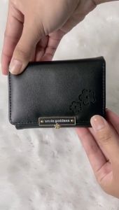 Dompet Wanita Impor Dompet Lipat Dompet Mini Pola Bunga Lucu Dompet Multifungsi Kasus Kartu Multifungsi D235
