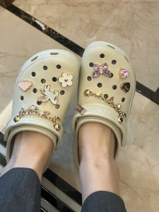 Hole Shoes Accessories Crocs Shoe Buckle Dopamine Metal Shining Diamond Shoe Ornament Decorations DIY Girls Accessories