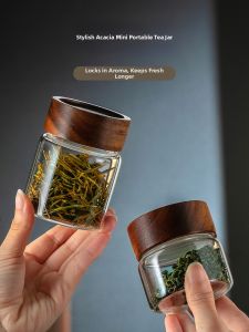 CRISTALGLASS | High-end Portable Mini Small Tea Canister