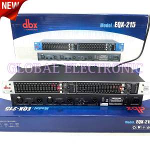 Equaliser DBX EQX 215 + / EQX 215+ / EQX 215 Original plus with subwoofer output XLR and TRS inputs and outputs