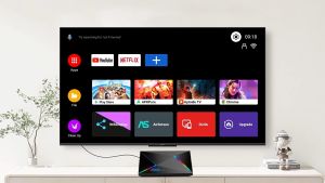 8G+256G android 14 กล่องแอนดรอยbox 2025 รองรับภาษาไทย Google ร้านค้าปลีก การเชื่อมต่อบลูทูธ การเชื่อมต่อ WIFI การเชื่อมต่อสายเคเบิล กล่องทีวี digital YouTube และ Netflix 8000+ รายการ 8k HD ไม่สะดุด การควบคุมด้วยเสียง กล่องสมาร์ท tv android box 2024