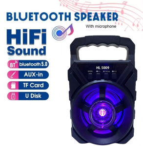 Small Karaoke System Wireless Stereo Super Bass Portable Bluetooth Speaker with Micro SD/TF & USB Light weight Portable Bluetooth Speaker Mini Bass Bluetooth Speaker Christmas Gift New Year Gift(no microphone)