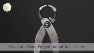 Wazakura Hand Forged Bonsai Root Cutter 8-1/4" (210mm) MADE IN JAPAN Dual-Purpose Root & Branch Cutter Clean Cuts Faster HealingTraditional Craftsmanship Modern Utilityjapanese bonsai toolsbonsai tools