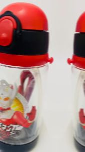 iSchoolDy Kids Cartoon Ultraman Spiderman Lotso Captain 520ML Tritan PP Water Bottle Air Botol