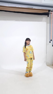 Kiminori DOGA.CP Setelan Anak Perempuan Lengan Pendek