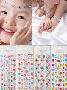 Vòng Tay Ngọc Trai Dán Cho Bé Gái Vòng Tay Trang Trí Cho Trẻ Em Vật Tư Chụp Ảnh Đá Pha Lê 3D Đồ Chơi Giáo Dục Cho Trẻ Em