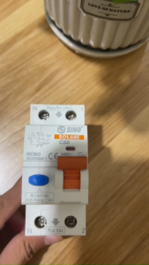 Cầu Dao Tổ Hợp Chống Dòng Rò Và Ngắt Quá tải - RCBO loại 2 pha cỡ từ 20A đến 50A bảo hành 12 tháng