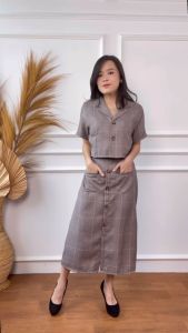 SET1310 one set tartan wanita
