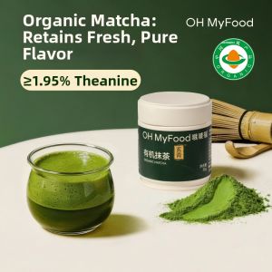 OH MyFood | Organic Drinking Matcha Powder Premium Quality No Added Sugar