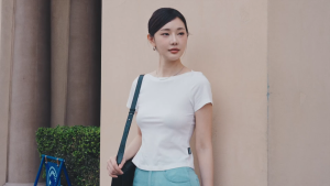 XEXYMIX Supima Short Sleeve Atasan Olahraga Wanita - XFK2TS1107