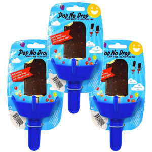 Leak-Proof Ice Cream Holder Childrens Snack Stand Ice Pop Spoon Cup Tray Kitchen Cooking Utensils Ice Mold Ice Bag Accessories