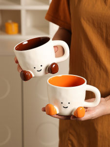 Cute Aesthetic Mug for Couples and Women Ceramic
