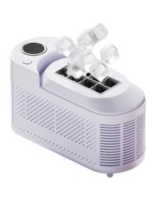 Mini Ice Maker Machine 8pcs Portable Automatic Ice Maker Fast Ice Cube Maker for Drinks Compact Ice Machine for Home