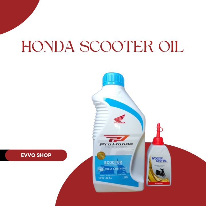 Pro Honda Oil Scooter Fully Synthetic 1L + Honda Gear Oil 120ml | Lazada PH