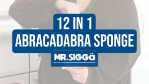 Mr. Sigga Abracadabra Sponge | PVA Microfiber for Dishwashing Cars Mirrors