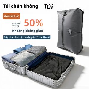 Túi Hút Chân Không Du Lịch Tiết Kiệm Không Gian Túi Nén TPU Cho Vali Ba Lô Có Thể Tái Sử Dụng Chống Nước Bắn Có Thể Tái Sử Dụng Có Thể Tái Sử Dụng Chống Rách