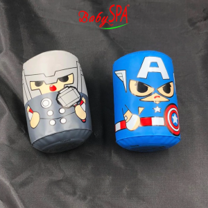 [𝐒𝐆 𝐒𝐞𝐥𝐥𝐞𝐫] BabySPA Avengers Cute Bath Floaties Desk Decoration Inflatable Squishy Toy