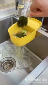 Kitchen Drainage Filter basket Concave fruit baskets 厨房 多用途沥水篮 水沥水篮 剩菜过滤篮 水池置物架 凹水果篮