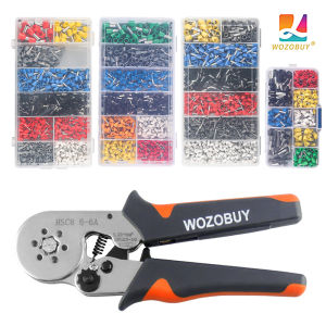 Ferrule Sleeves Terminal Crimping Tools Mini Electrical Pliers HSC8 6-4/6-6(0.25-10mm²/0.25-6mm²) Wire Connection Repair Clamp