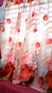 Ang popular na bagong trend ng dekorasyon ng bahay na may maliwanag na pulang kurtina ay nasa benta. Kurtina Red Rose Hot Seller