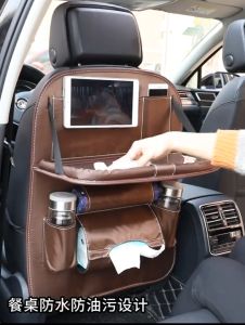 กระเป๋าเก็บของหลังเบาะรถหนัง กระเป๋าเก็บของหลังเบาะรถ กระเป๋าเก็บของในรถ แขวนหลังเบาะ