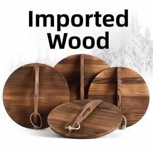 Jiaxun | Handmade Wooden Cooking Pot Lid Cedar