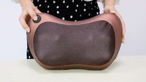 Gối massage hồng ngoại 8 bi 2 chiều cao cấp gối mát xa cổ vai gáy chính hãng công nghệ Nhật Bản