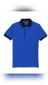 Kaos Kerah Polo Shirt Kerah Esperanza - CTNK Biru Benhur