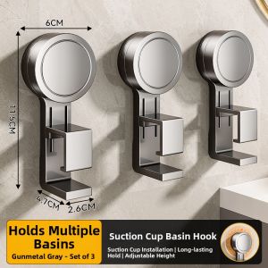 Suction Cup Wall Mount Sink Rack