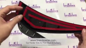 Stiker Air Flow Mobil Universal 2 PCS Panel Daun Otomatis