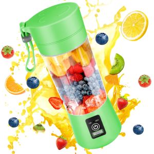 Portable Mini Electric Juicer 380ml Handheld Smoothie Maker Usb Rechargeable Blender Freshly Squeezed Fruit Orange Lemon Blender