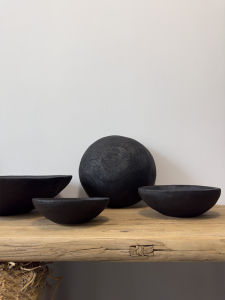 Zakka Style Round Wooden Tray