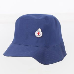 หมวกยุวกาชาดและหมวกเนตรนารี ใส่ถูกระเบียบ ทรงบักเก็ต ใส่สบาย ได้มาตรฐาน พร้อมเข็มตราสัญลักษณ์ด้านหน้า