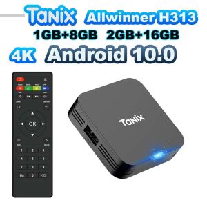 Tanix TX1 Android TV Box Allwinner H313 Quad Core 2.4G Wifi Mini Smart TV Box Power by DC 5V 2A
