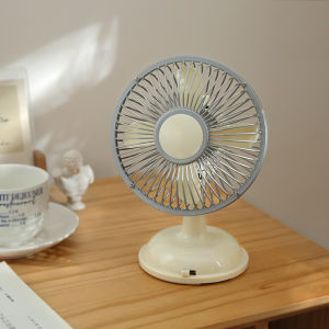 Vintage Quiet Mini USB Desk Fan