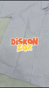 [JK] Harapan Aromli Baju Seragam Sekolah SMP - Baju Putih Pendek