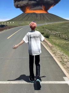 กางเกงยีนส์ทรงหลวมเอวยางยืดสีดำ ซิป กางเกงขายาวทรงขาบาน กางเกงยีนส์ทรงสลิมฟิตสำหรับใส่ไปทำงานในเมือง