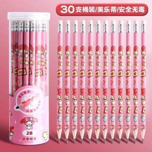 พร้อมส่ง ดินสอ2B ลายการ์ตูนSanrio ยกกล่อง30แท่ง ดินสอไม้ ใส้ไม่หักง่าย เครื่องเขียน อุปกรณ์การเรียน