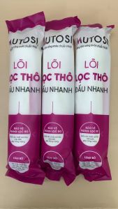 Combo 3 Lõi Lọc Thô 123 Mutosi Đúc Cắm Nhanh Dùng Cho Máy Lọc Nước RO Giúp Loại Bỏ Các Tạp Chất Cặn Bẩn Và Chất Gây Mùi