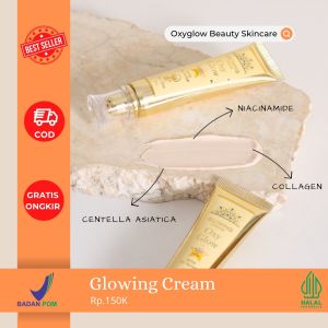 OxyGlow Salep Glowing (Pelicin Wajah) Cream Spf 30 Whitening BPOM Halal